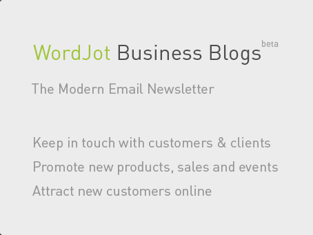 WordJot Email Blogs and Newsletters